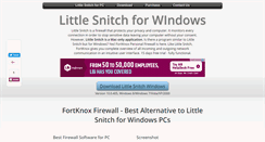 Desktop Screenshot of littlesnitchwindows.com